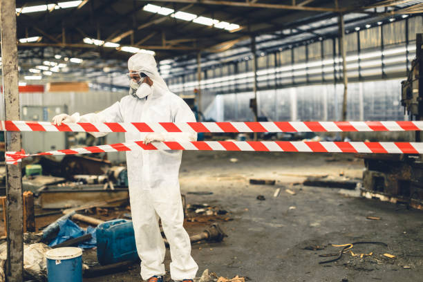 Professional Hoarding Cleanup technician working in Fort Monmouth, NJ